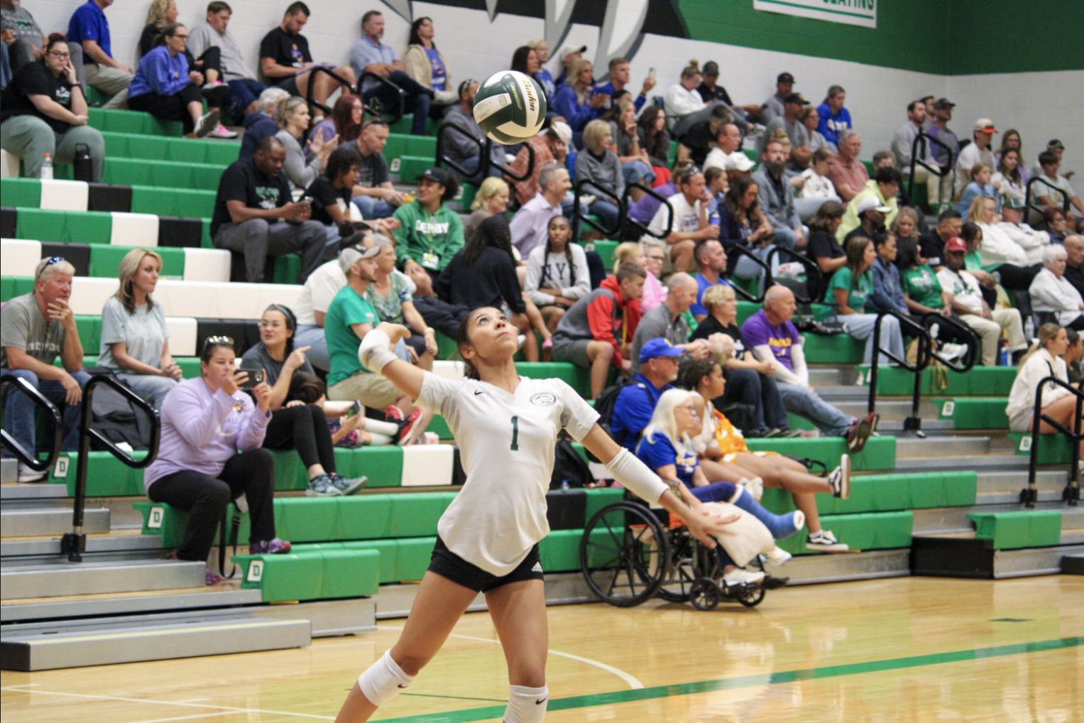 Varsity and JV volleyball (Photos by Delainey Stephenson)